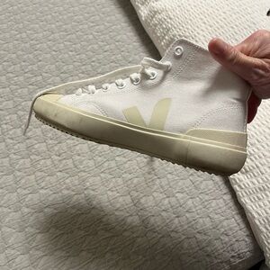 Veja Nova White High-Top Sneakers